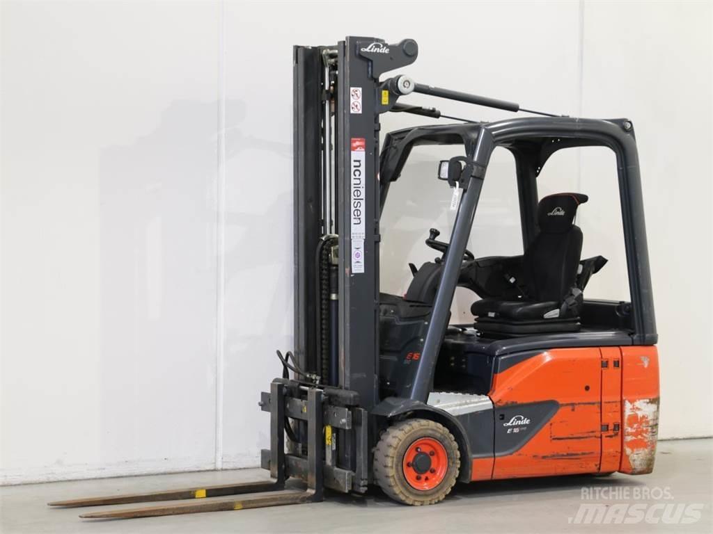 Linde E16/386-02 バッテリーフォークリフト