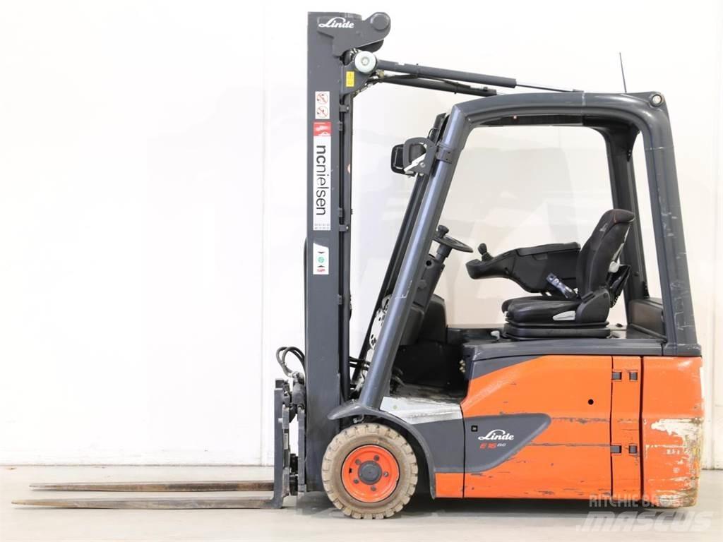 Linde E16/386-02 EVO バッテリーフォークリフト
