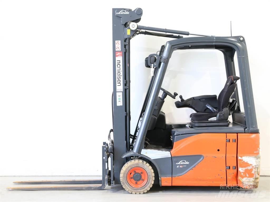 Linde E16/386-02 EVO バッテリーフォークリフト