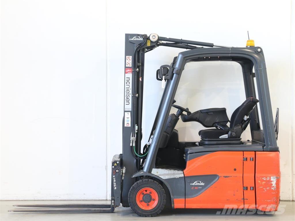 Linde E16/386-02 EVO バッテリーフォークリフト