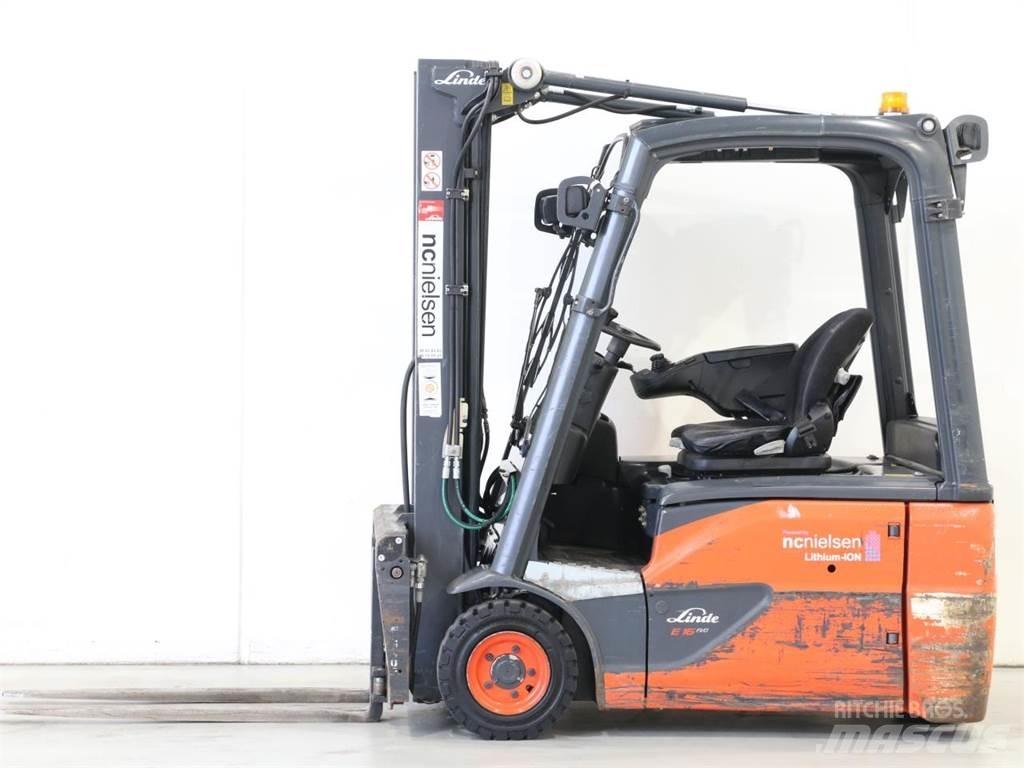 Linde E16/386-02 EVO バッテリーフォークリフト