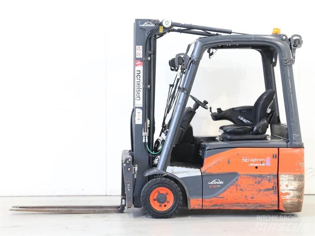 Linde E16/386-02 EVO バッテリーフォークリフト