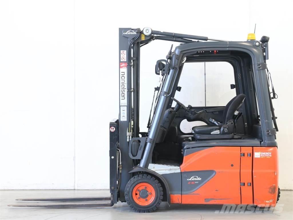 Linde E16/386-02 EVO バッテリーフォークリフト