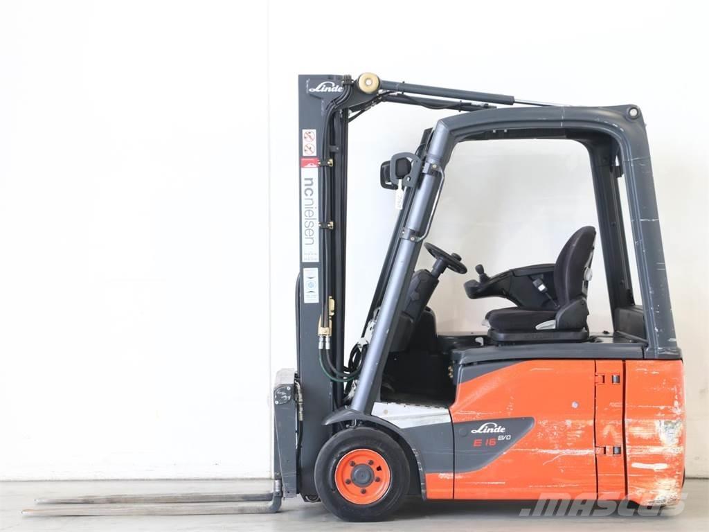 Linde E16/386-02 EVO バッテリーフォークリフト