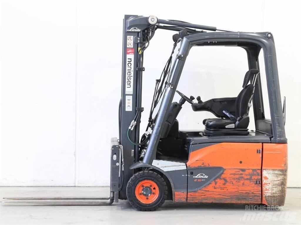 Linde E16 EVO/386-02 バッテリーフォークリフト