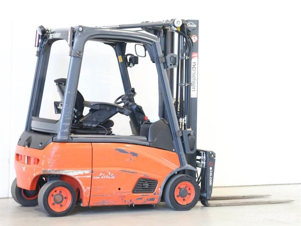 Linde E16P/386-02 バッテリーフォークリフト