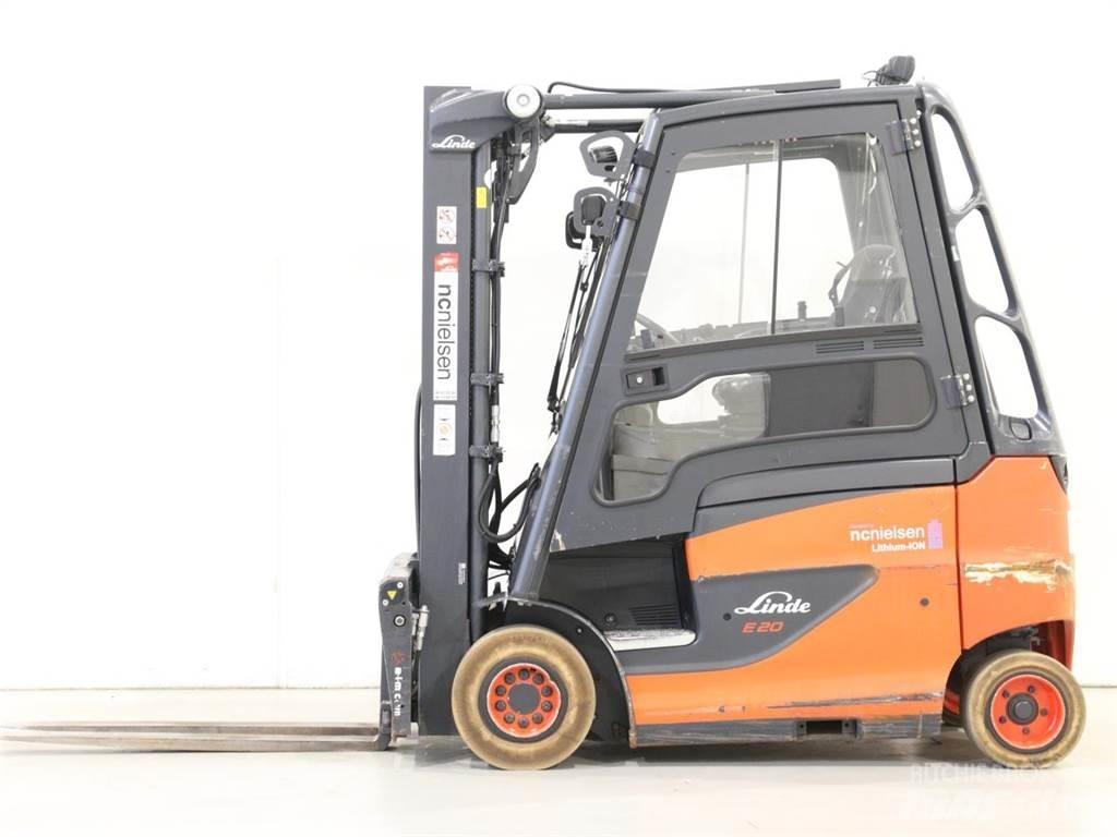 Linde E20/600H/387 バッテリーフォークリフト
