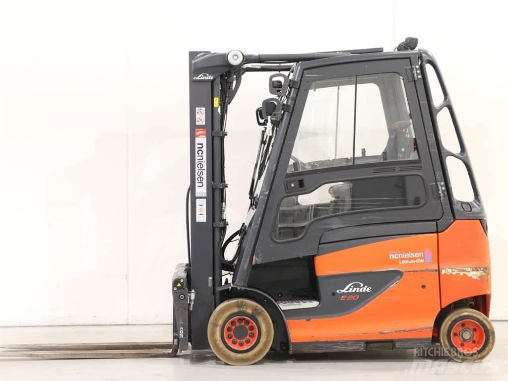 Linde E20/600H/387 バッテリーフォークリフト