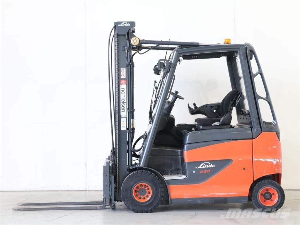 Linde E20/600H/387 バッテリーフォークリフト