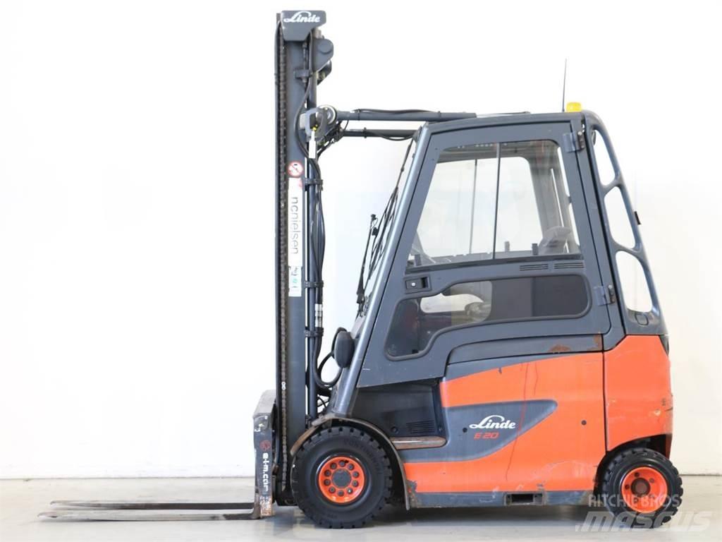 Linde E20/600H/387 バッテリーフォークリフト