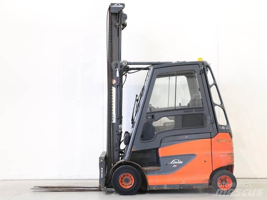 Linde E20/600H/387 バッテリーフォークリフト