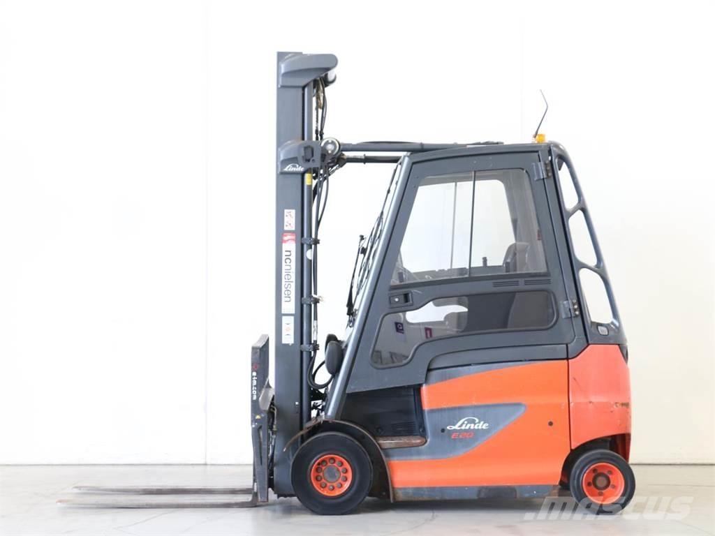 Linde E20/600H/387 バッテリーフォークリフト