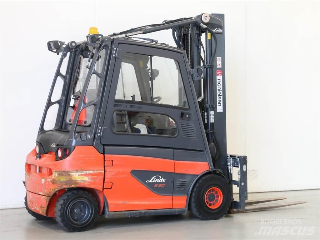 Linde E30/387 バッテリーフォークリフト