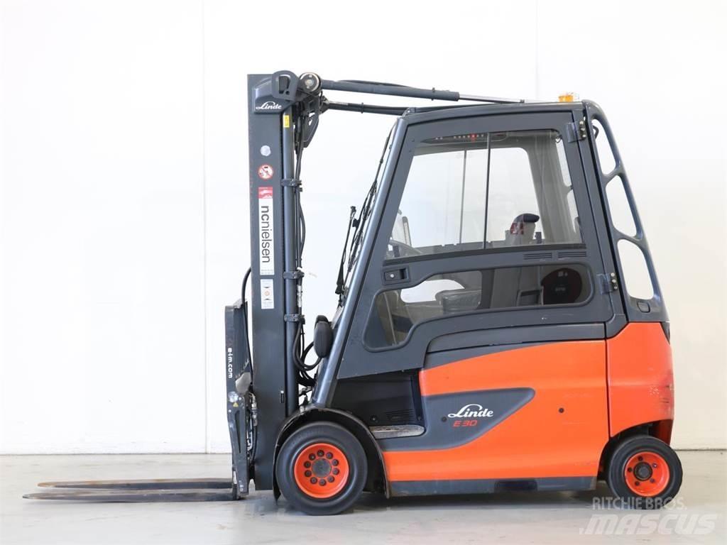 Linde E30/600HL/387 バッテリーフォークリフト
