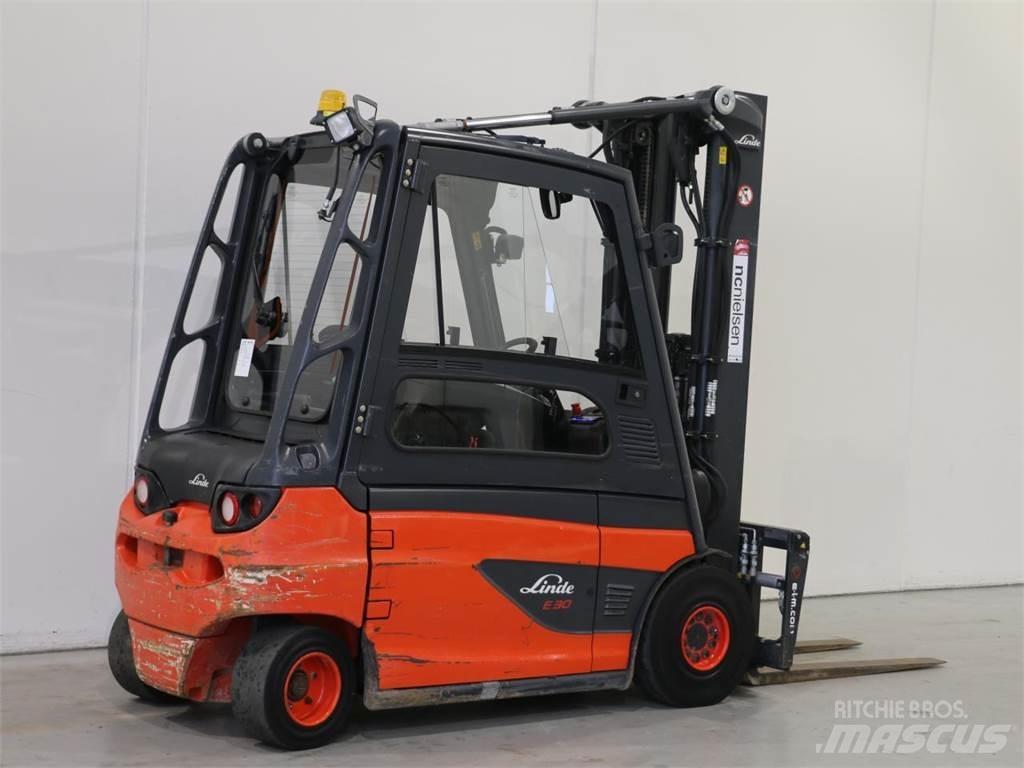 Linde E30L/387 バッテリーフォークリフト