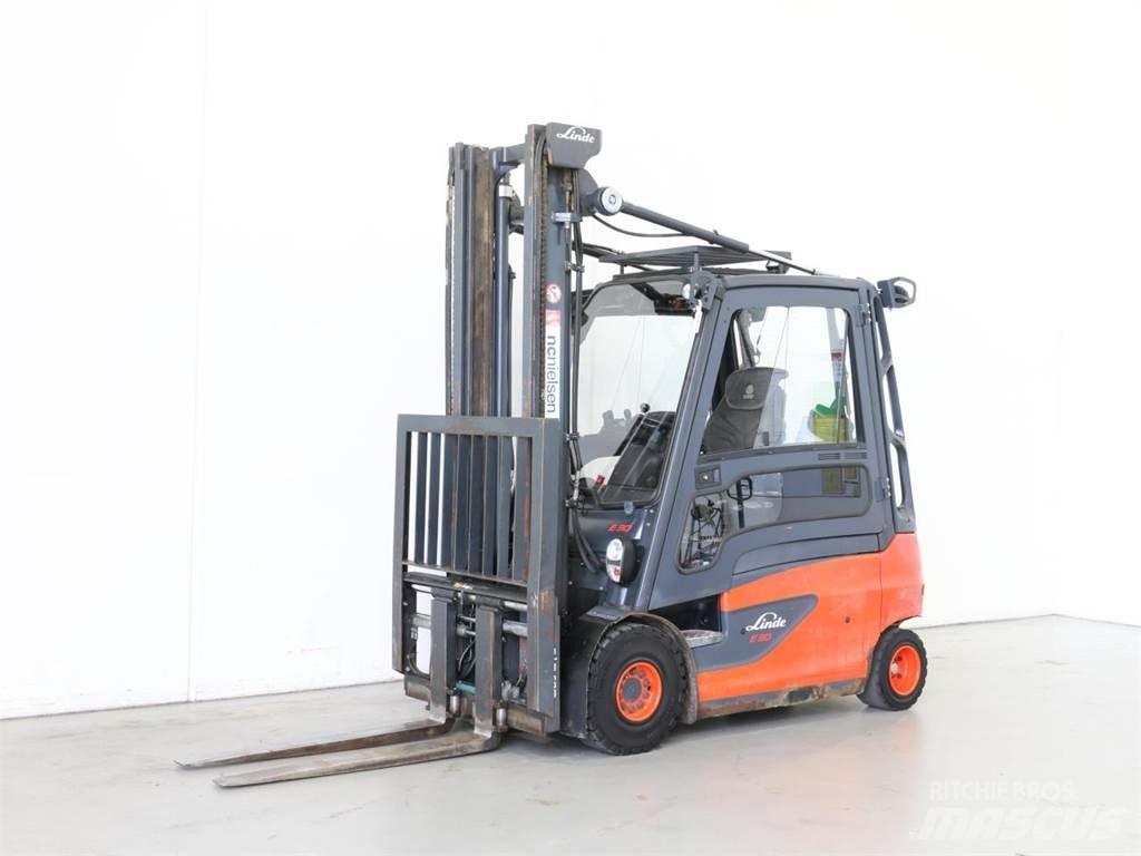 Linde E30L/387 バッテリーフォークリフト