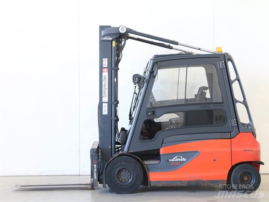 Linde E30L/387 バッテリーフォークリフト