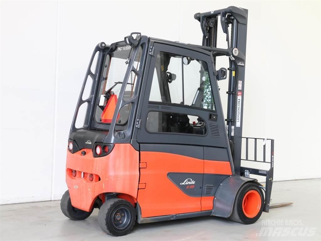 Linde E35HL/387 バッテリーフォークリフト