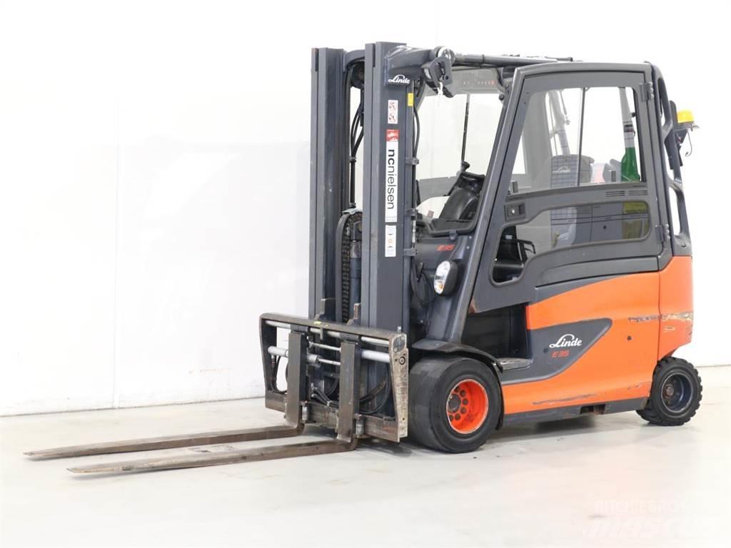 Linde E35HL/387 バッテリーフォークリフト