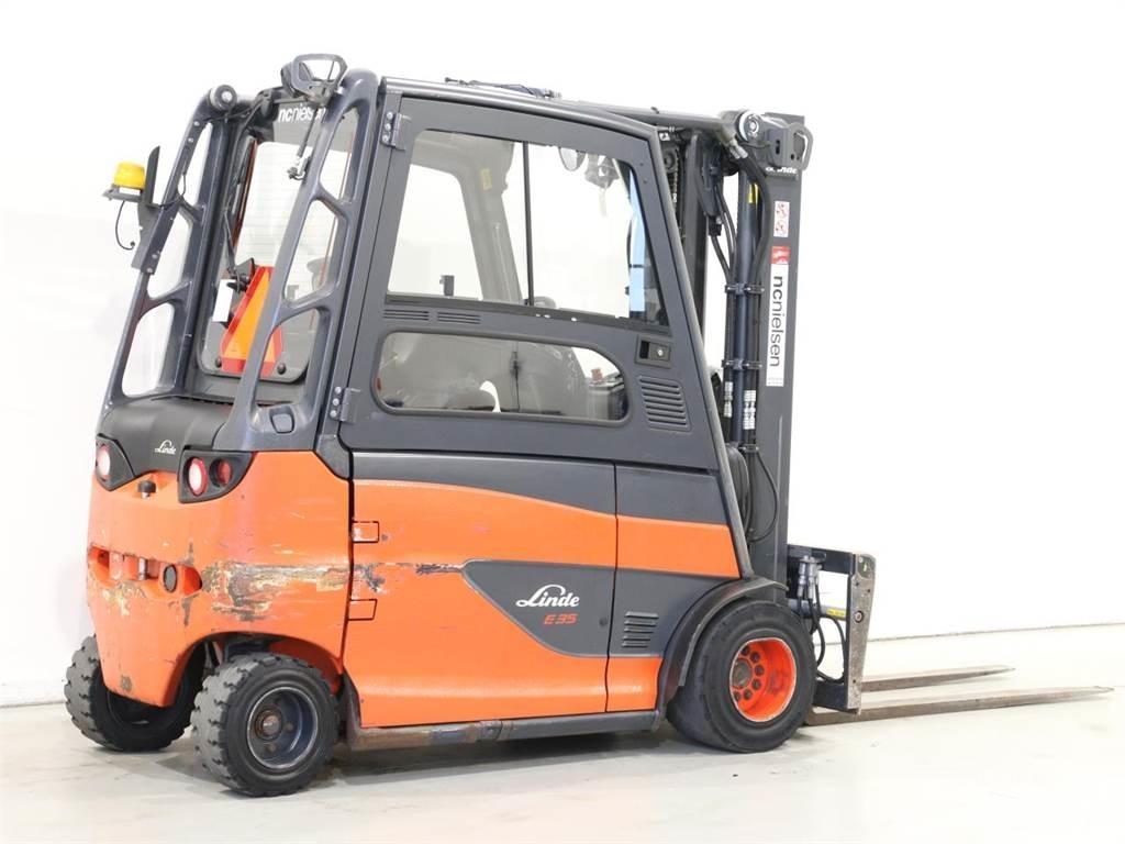 Linde E35HL/387 バッテリーフォークリフト