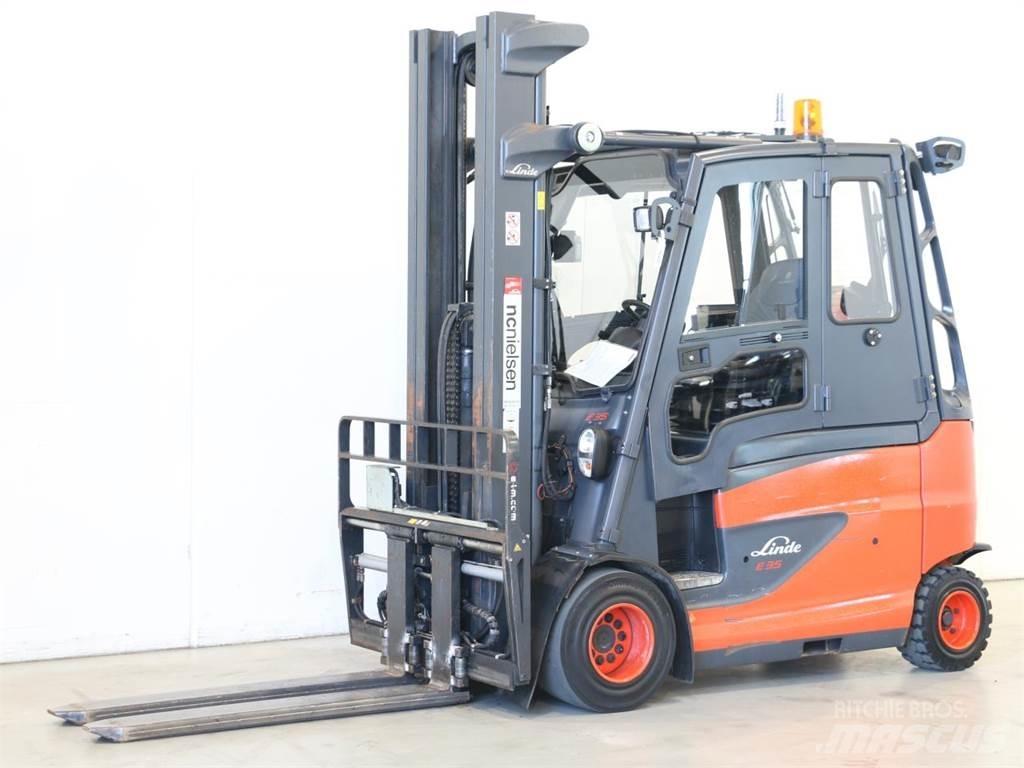 Linde E35HL/387 バッテリーフォークリフト
