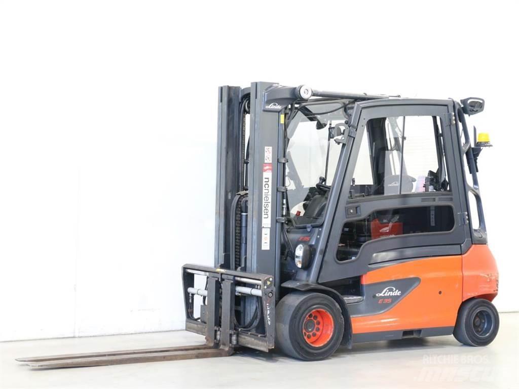 Linde E35L/387-01 バッテリーフォークリフト