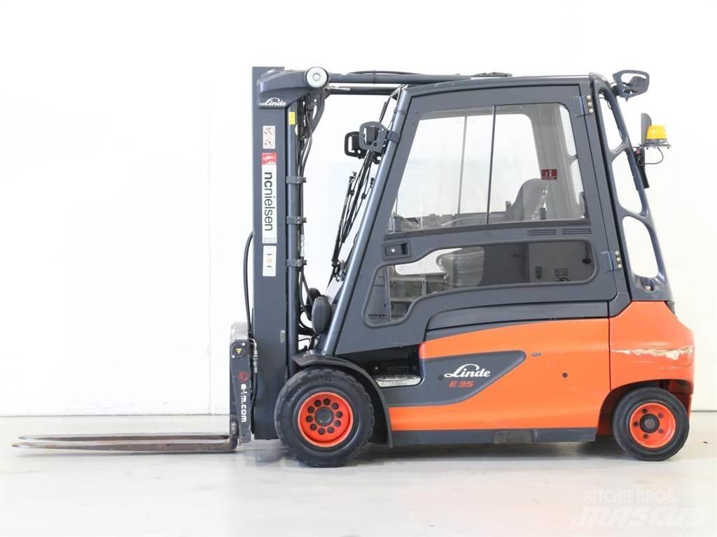 Linde E35L/387-01 バッテリーフォークリフト