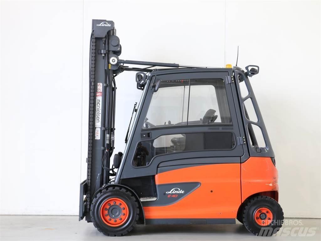 Linde E40/600HL/388 バッテリーフォークリフト