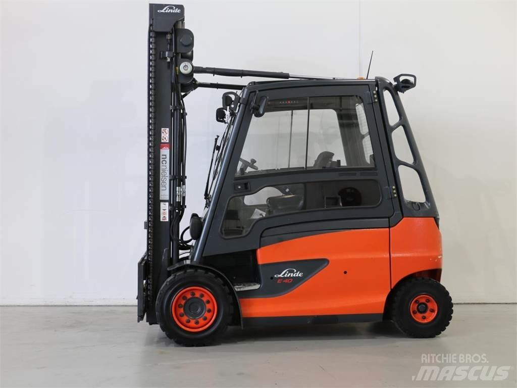 Linde E40/600HL/388 バッテリーフォークリフト