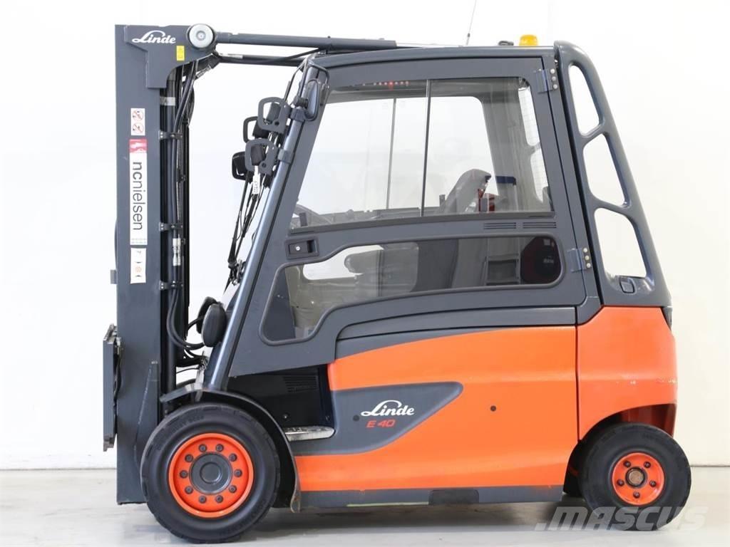 Linde E40/600HL/388 バッテリーフォークリフト