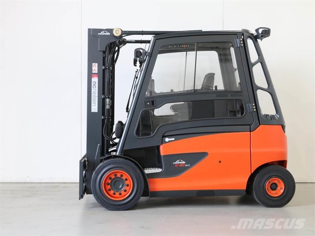 Linde E40/600HL/388 バッテリーフォークリフト