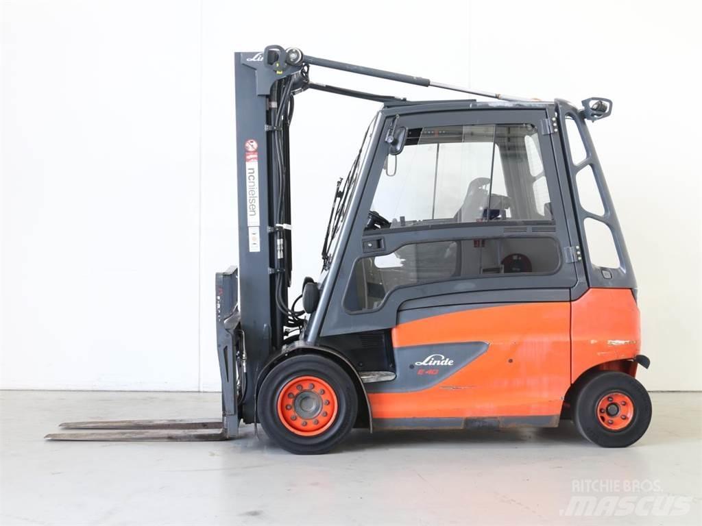 Linde E40/600HL/388 バッテリーフォークリフト