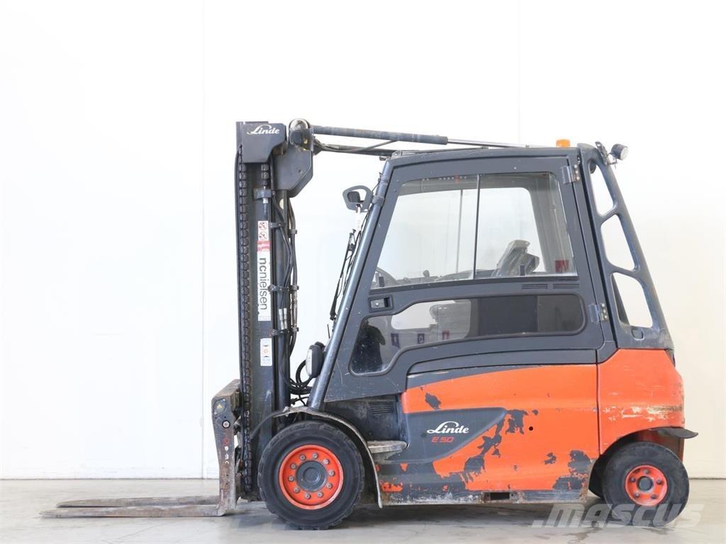 Linde E50/600HL/388 バッテリーフォークリフト