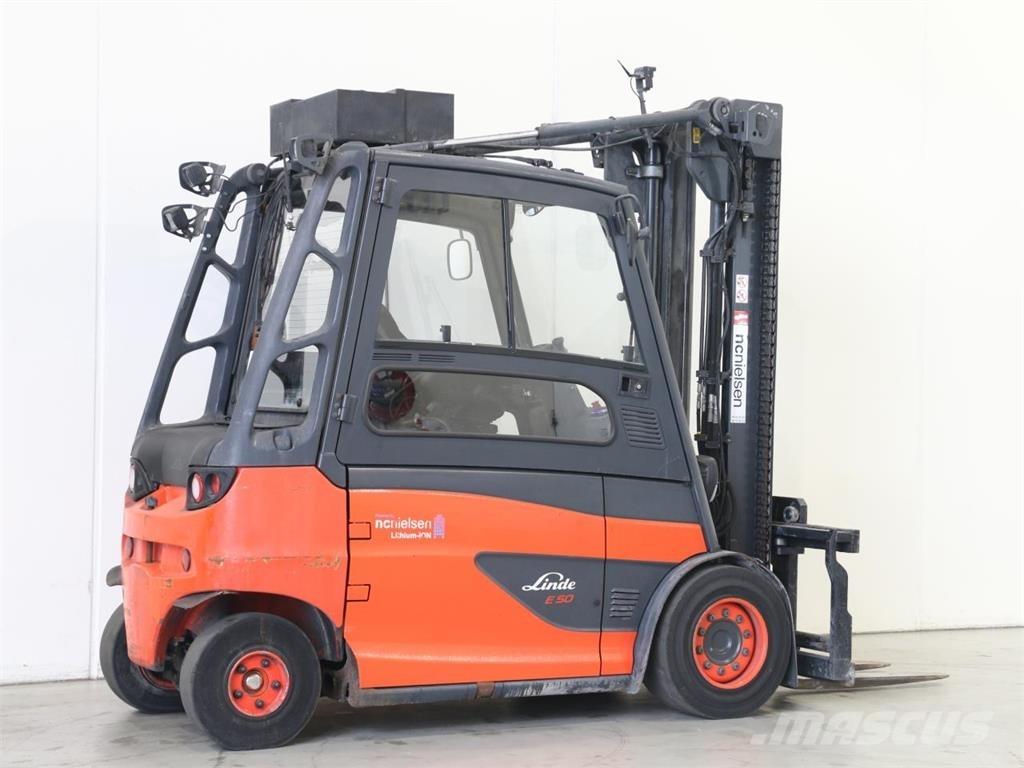 Linde E50HL/388 バッテリーフォークリフト