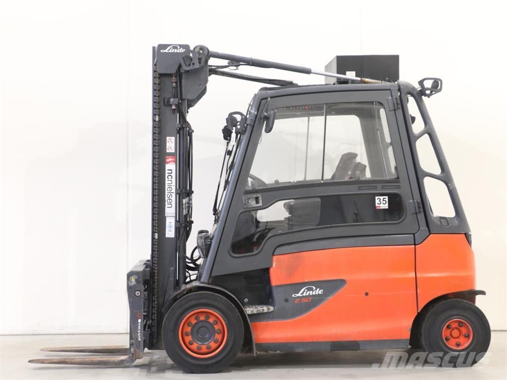 Linde E50HL/388 バッテリーフォークリフト