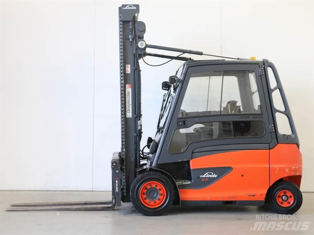 Linde E50HL/388-600 バッテリーフォークリフト