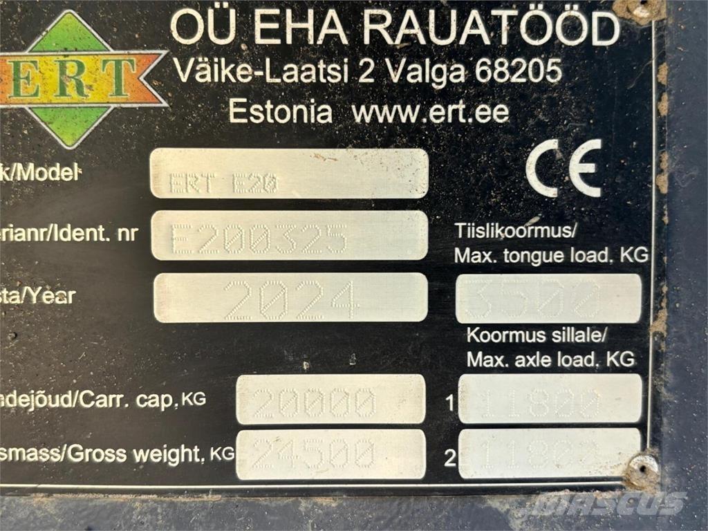 ERT E 20 ダンプトレーラー