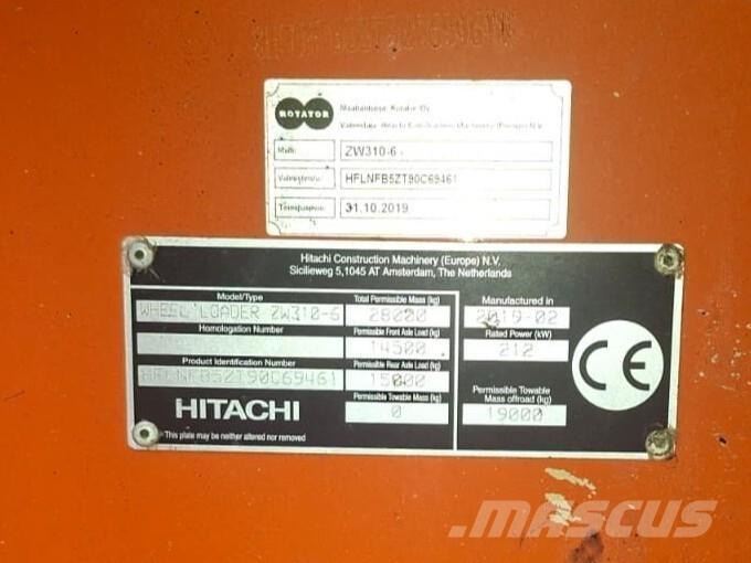 Hitachi ZW 310-6 ホイールローダー・タイヤショベル