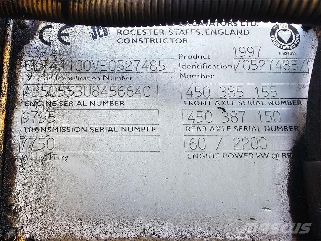 JCB 411 ホイールローダー・タイヤショベル