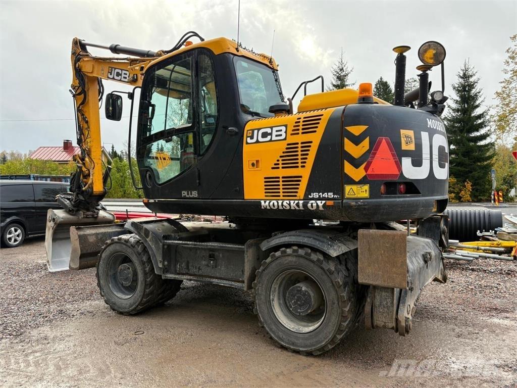 JCB JS 145 W Plus ホイール式油圧ショベル（パワーショベル・ユンボ・バックホー）
