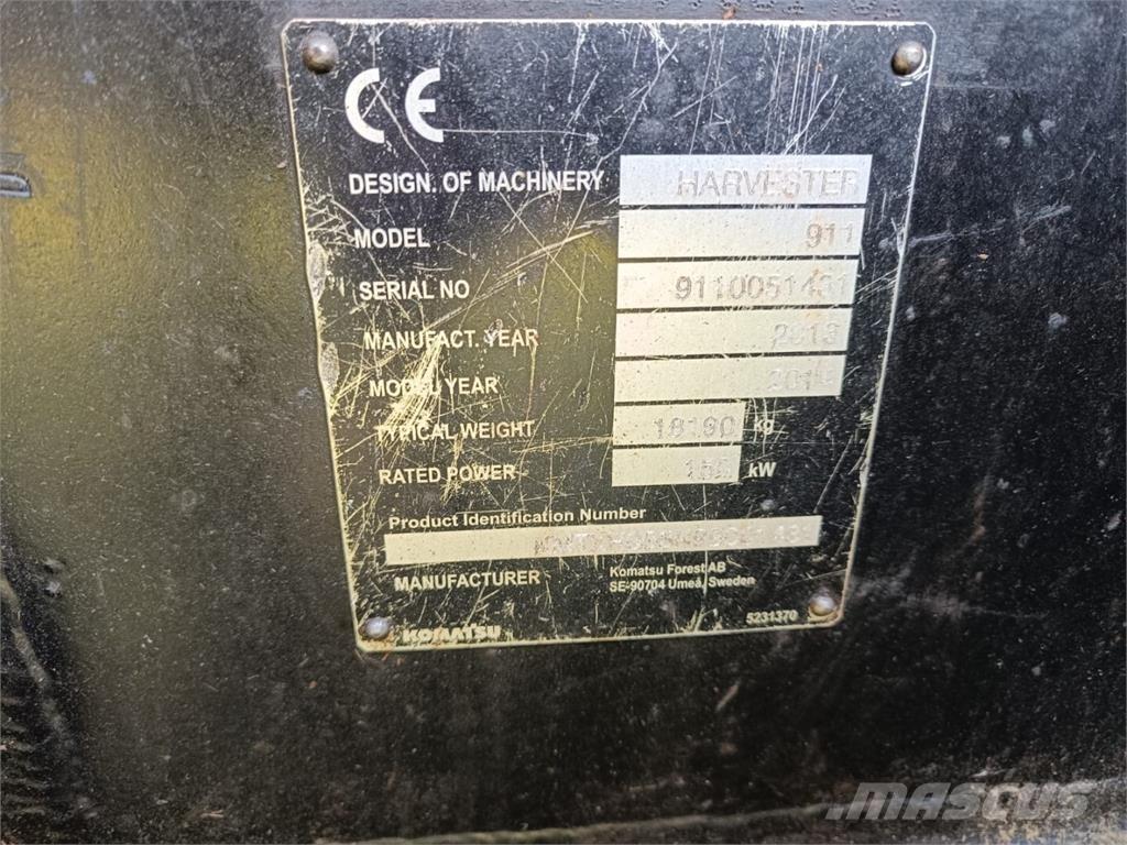 Komatsu 911.5 ハーベスター