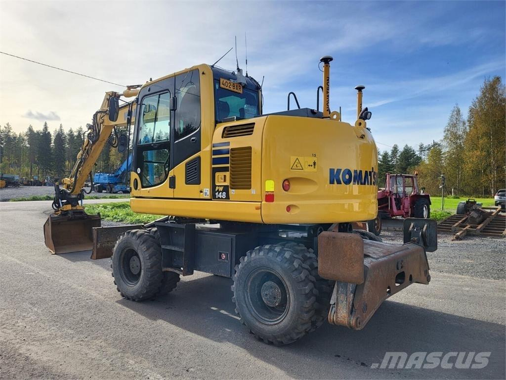 Komatsu PW 148-10 ホイール式油圧ショベル（パワーショベル・ユンボ・バックホー）