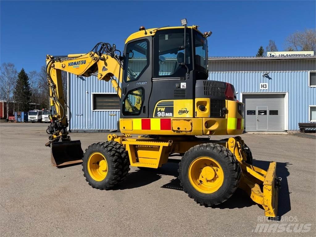 Komatsu PW 98MR-6 ホイール式油圧ショベル（パワーショベル・ユンボ・バックホー）
