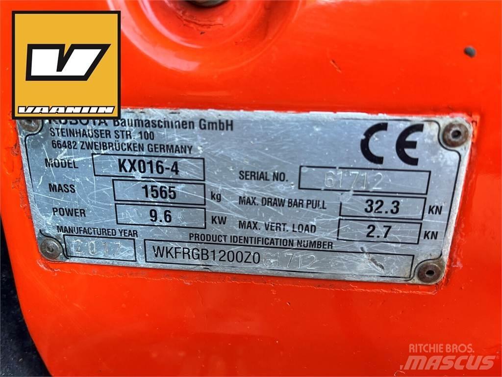 Kubota KX016-4 ミニ油圧ショベル 7t以下（ミニユンボ・ミニディガー）