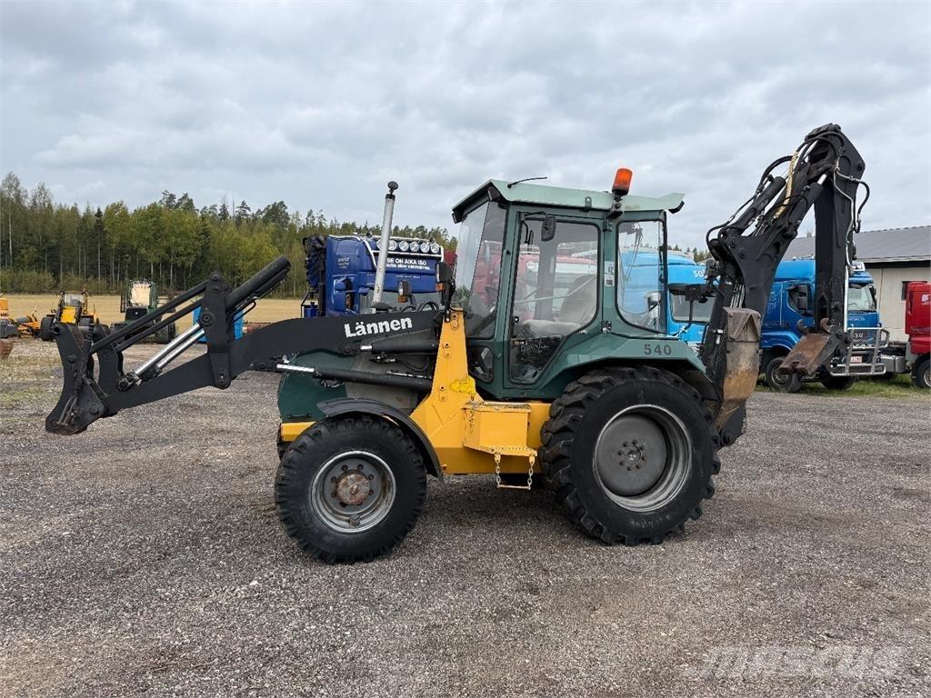 Lännen 540. 4x4 バックホーローダー