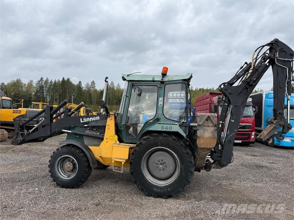 Lännen 540. 4x4 バックホーローダー