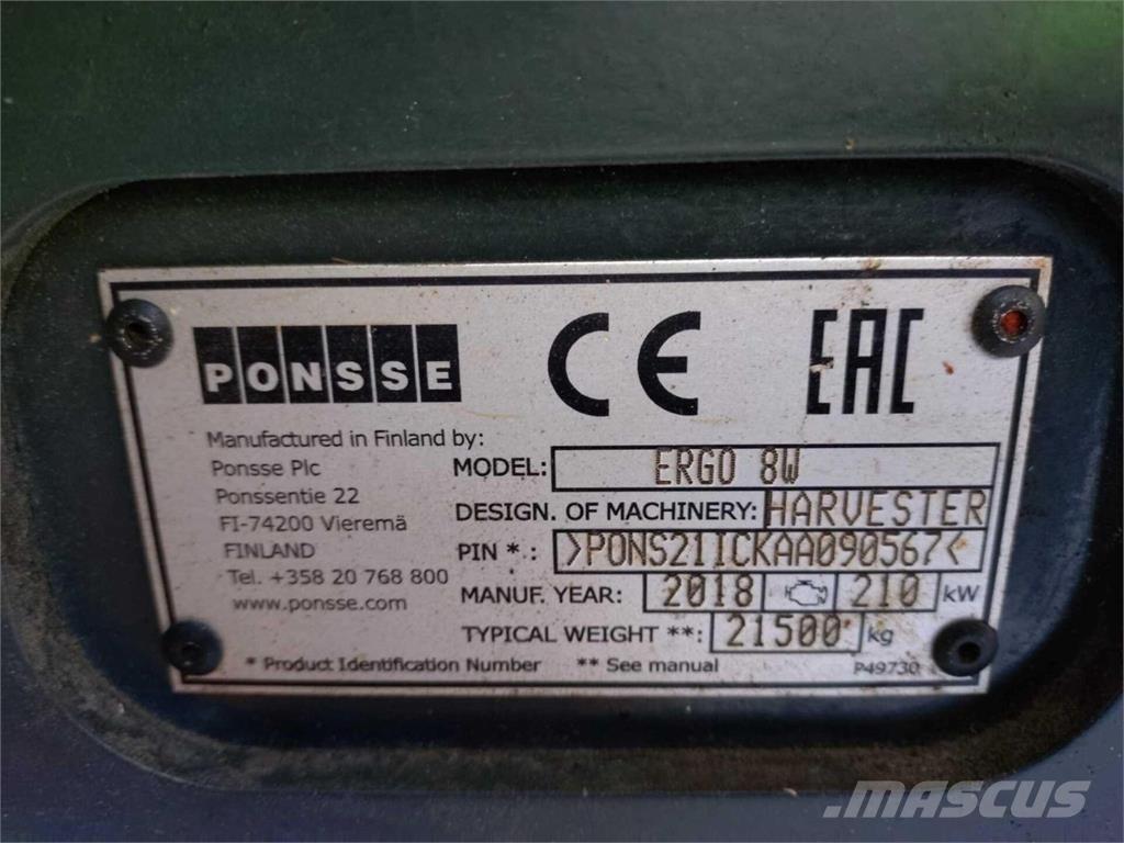 Ponsse Ergo ハーベスター