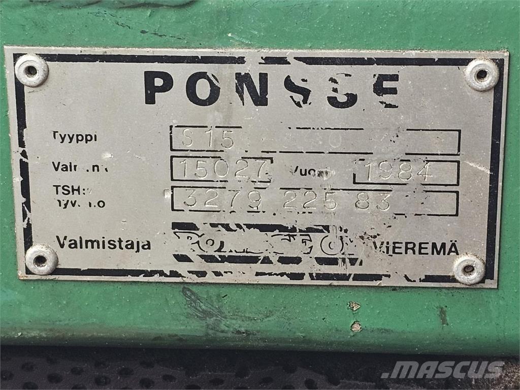Ponsse S15 フォワーダー