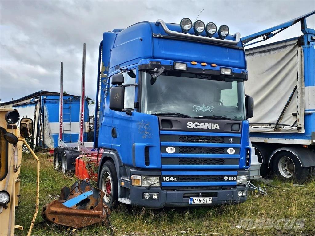 Scania 164L 6x2 木材トラック