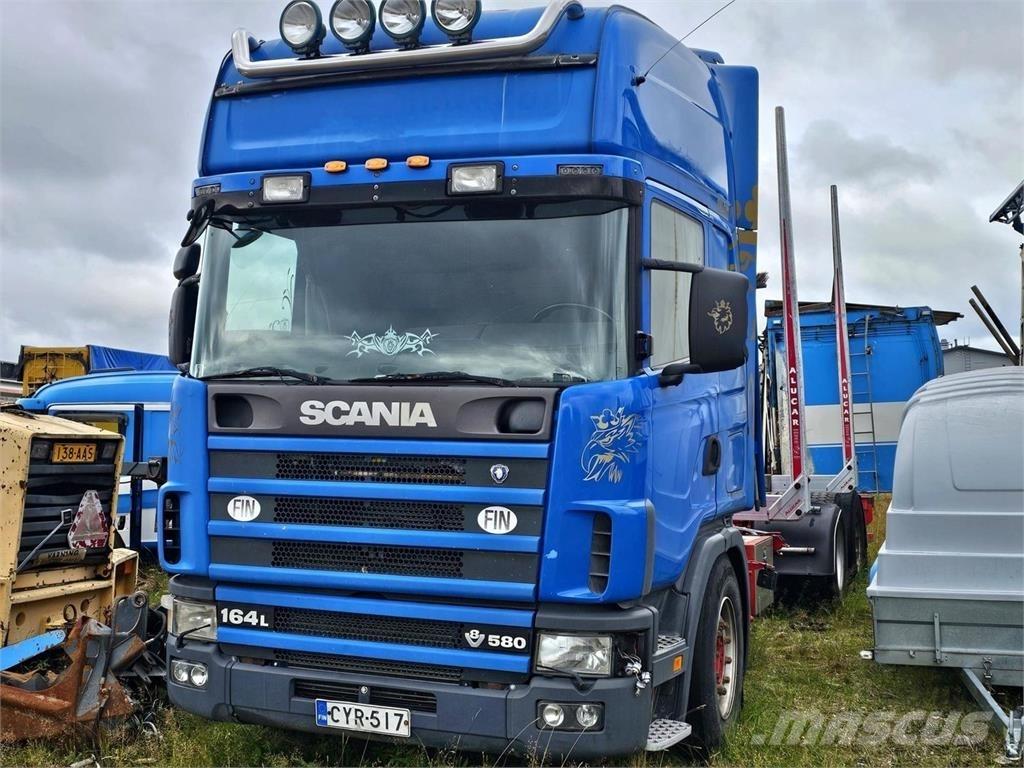 Scania 164L 6x2 木材トラック